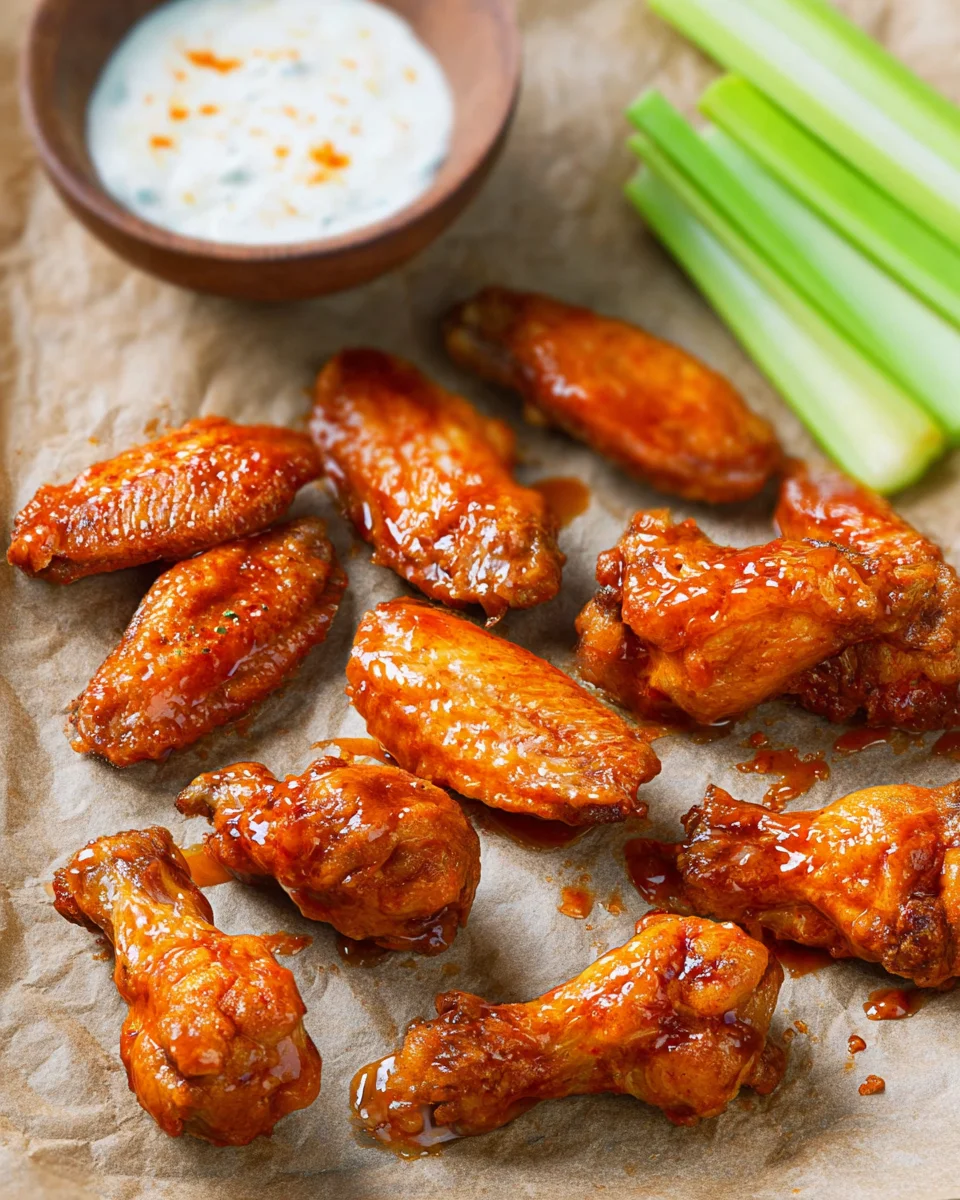 Oven-Baked Buffalo Wings Oven-Baked