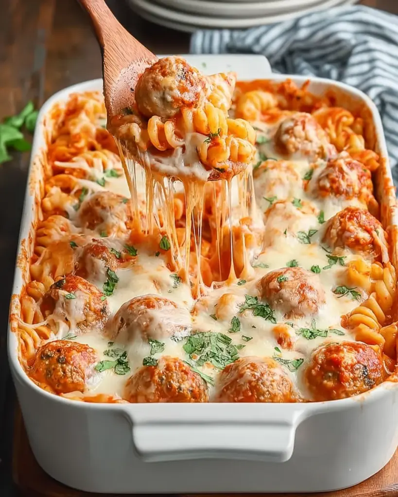 Dump and Bake Meatball Casserole Dump and Bake Meatball Casserole