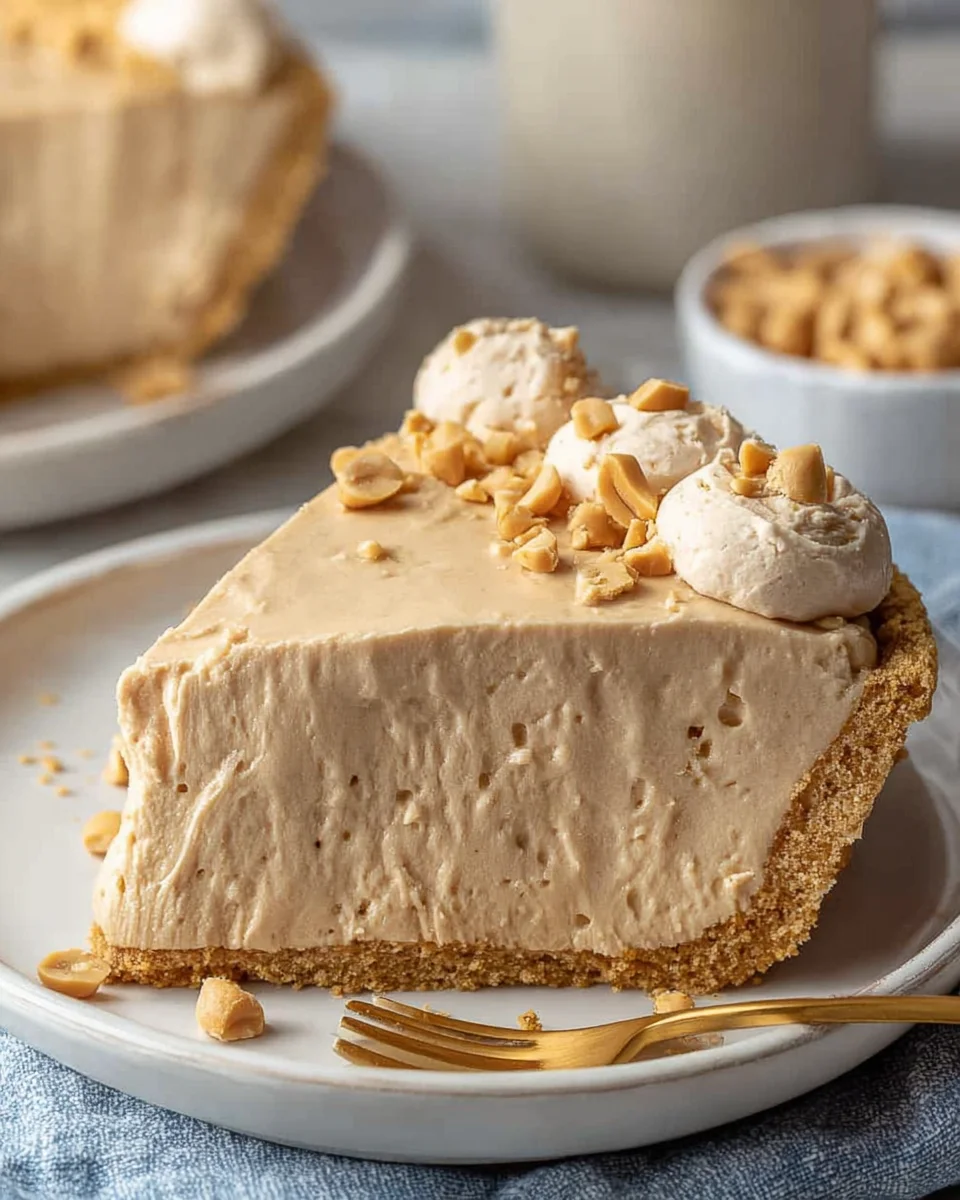 Old Fashioned Peanut Butter Pie Old