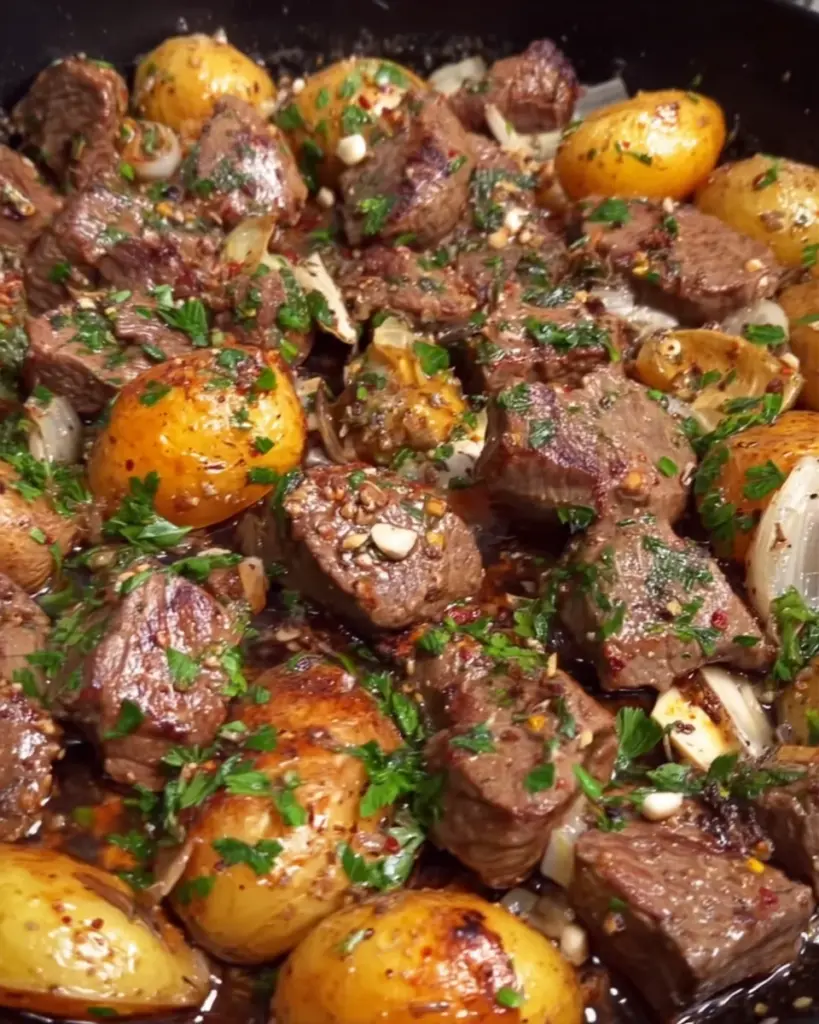 Steak Bites and Potatoes Steak Bites and Potatoes