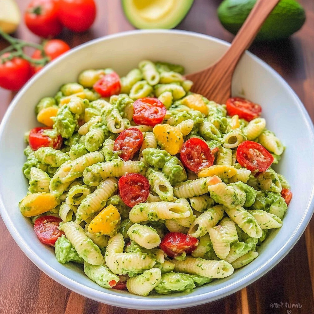Creamy Avocado Pasta Salad