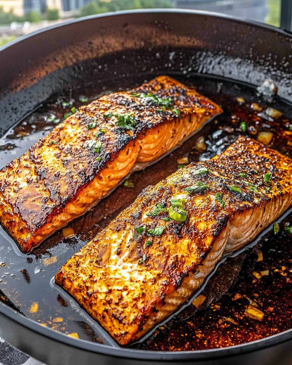 Cajun Honey Butter Grilled Salmon Cajun