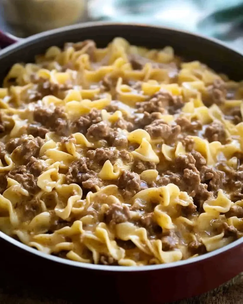 Ground Beef Stroganoff