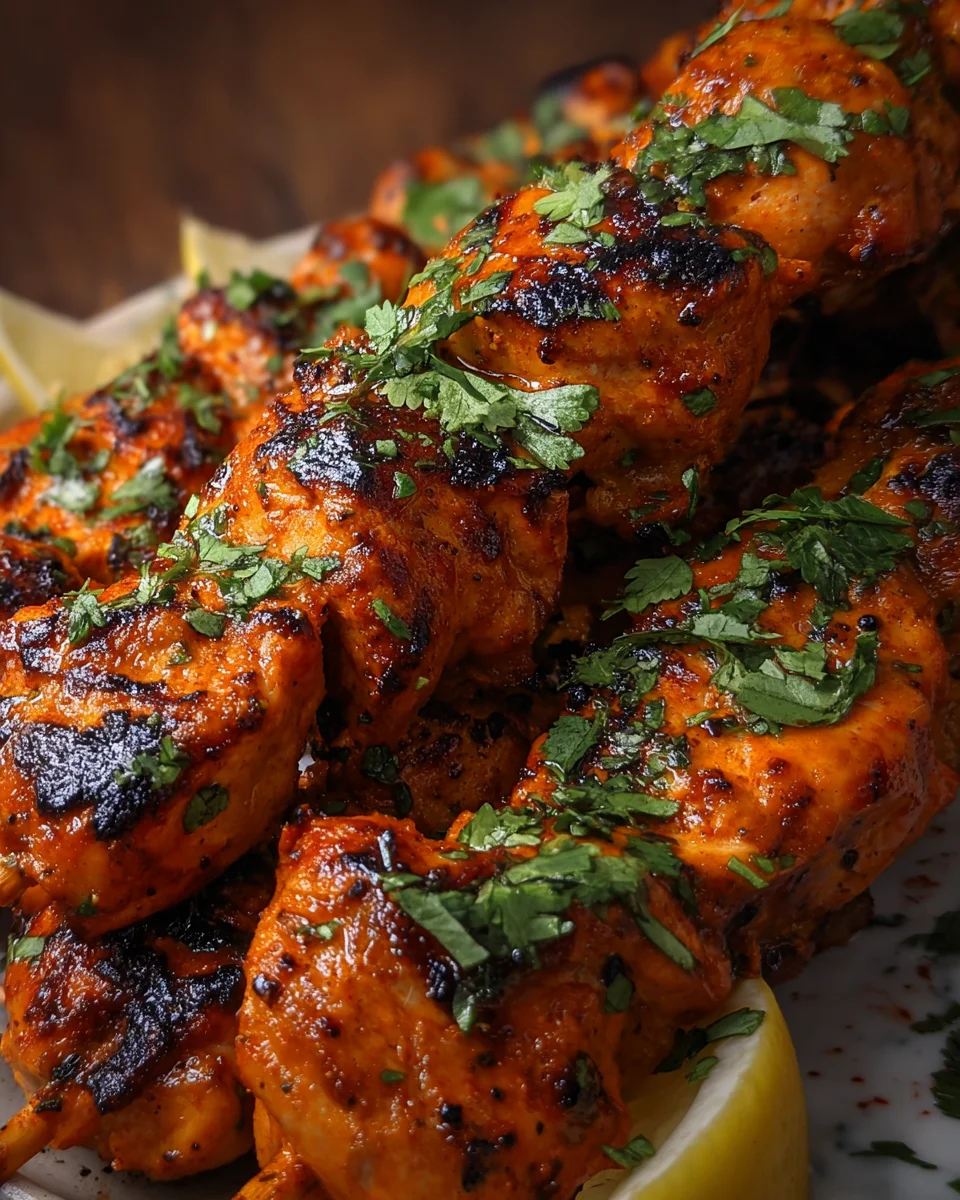 Tandoori Chicken Tikka Skewers Tandoori