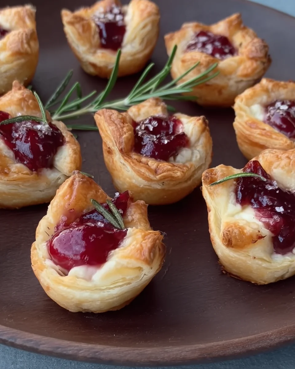 Cranberry Brie Party Bites Cranberry