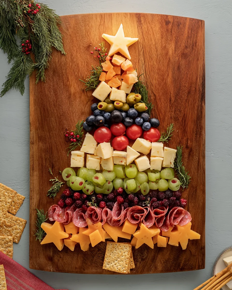 Christmas Tree Shaped Charcuterie Christmas