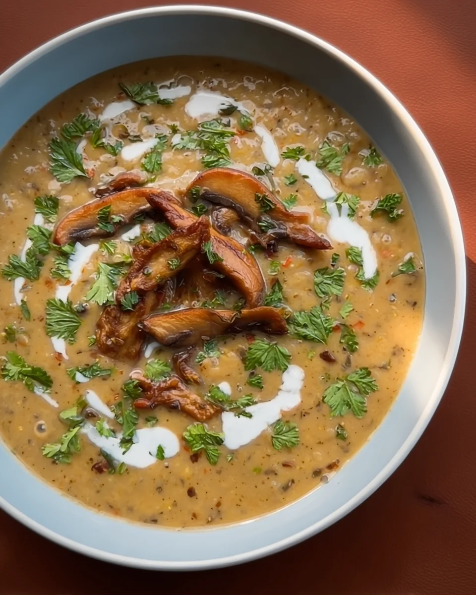 Rich Creamy Mushroom Soup Rich