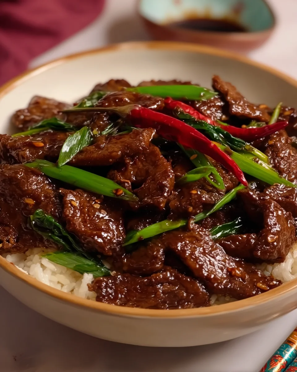Mongolian Beef Mongolian