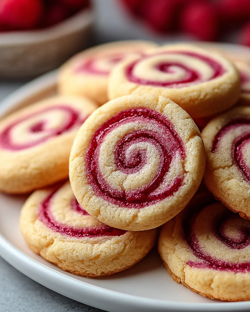 Raspberry Swirl Cookies Raspberry