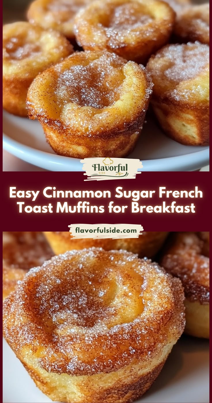 Cinnamon Sugar French Toast Muffins